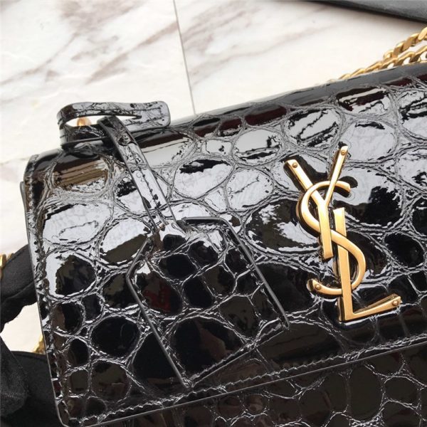 ysl patent sunset bag - Image 4