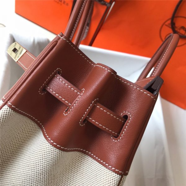 Hermès Leather Hermes Birkin Handbag  swift bag - Image 7