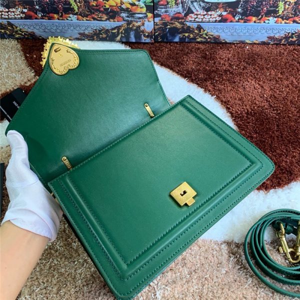 dolce gabbana D&G Medium Devotion Bag green - Image 6