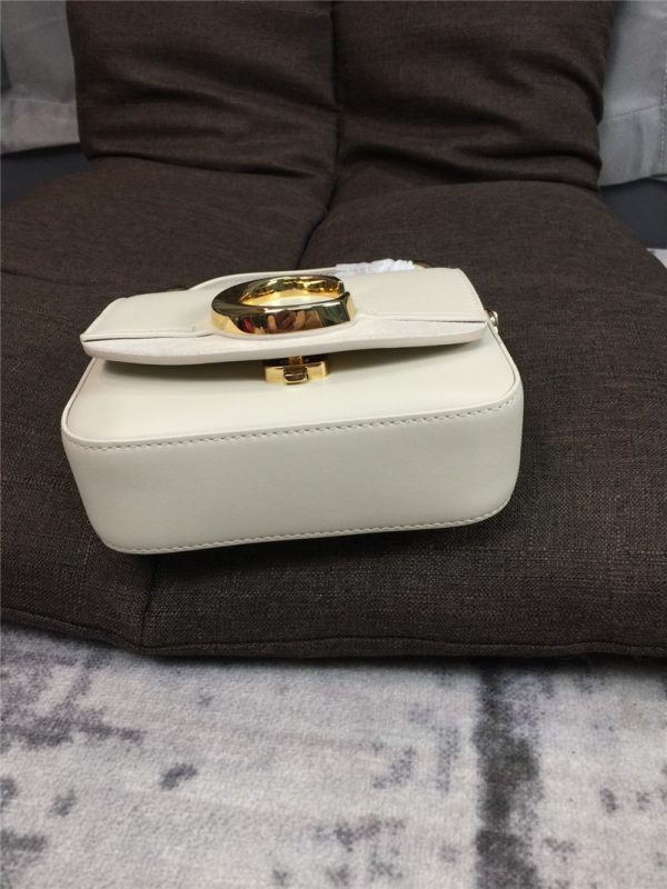 chloe c mini square bag white - Image 3