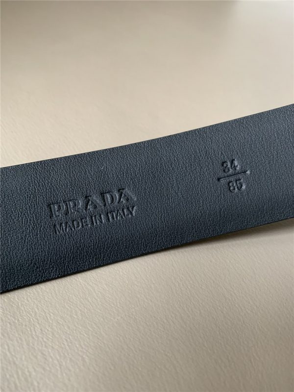 Prada saffiano 34mm leather belt - Image 4