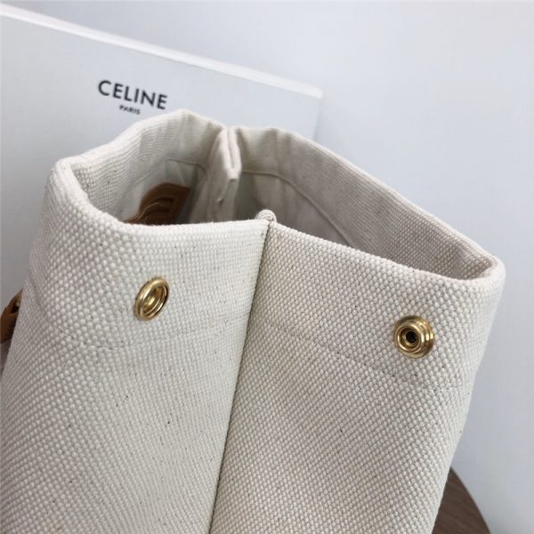 celine cabas tote canvas bag - Image 6