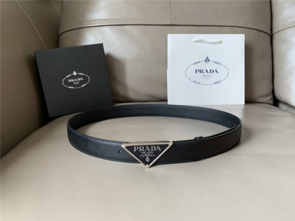 Prada saffiano 30mm leather belt