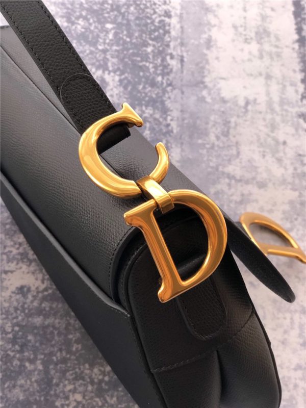 dior saddle bag black - Image 3