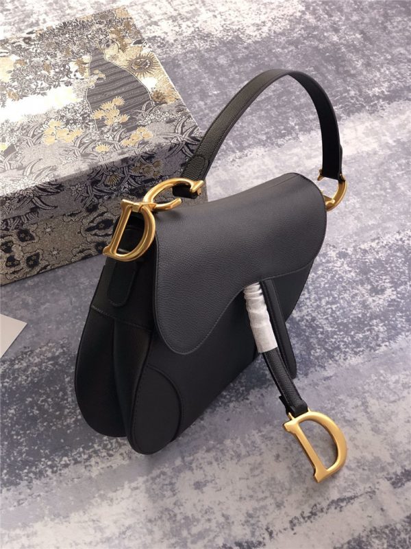 dior saddle bag black - Image 4