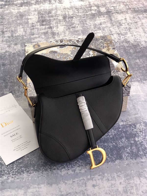dior saddle bag black - Image 7