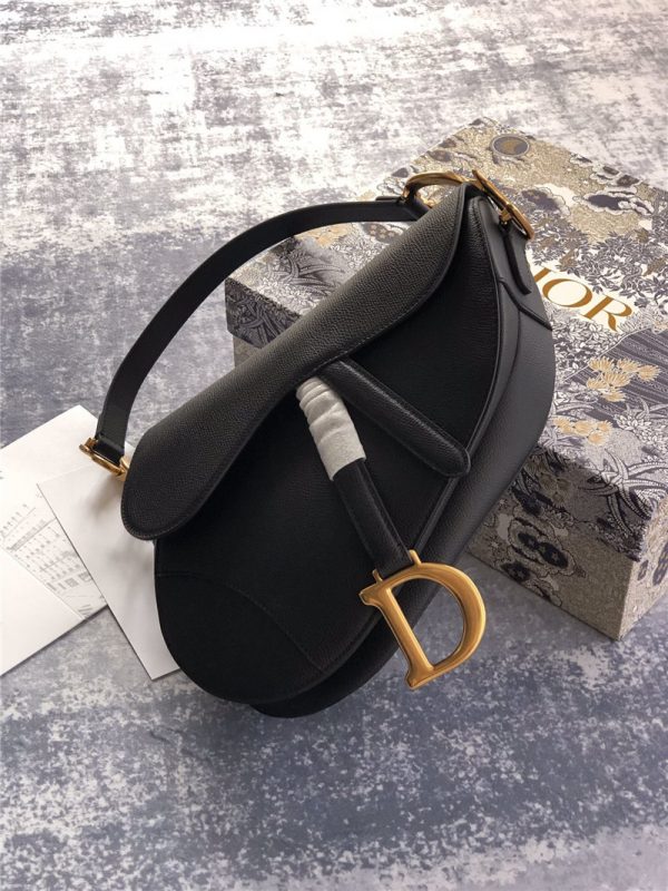 dior saddle bag black - Image 9