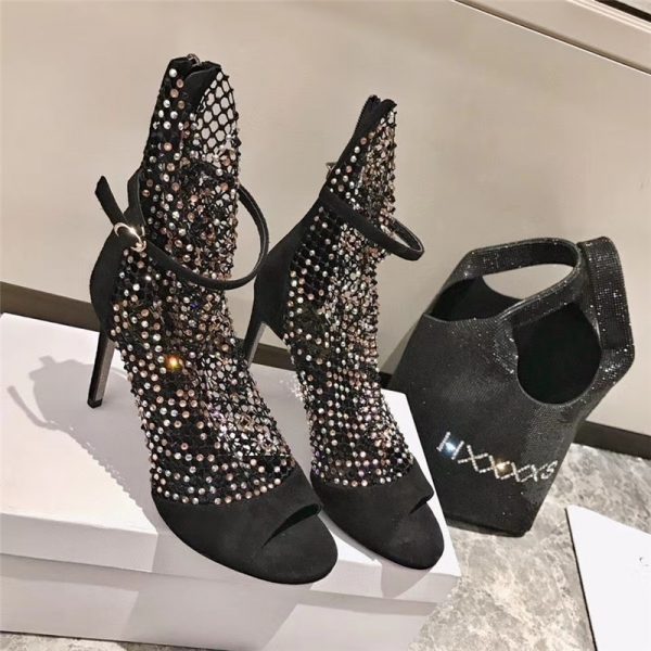 rene caovilla Galaxia Strass sandals