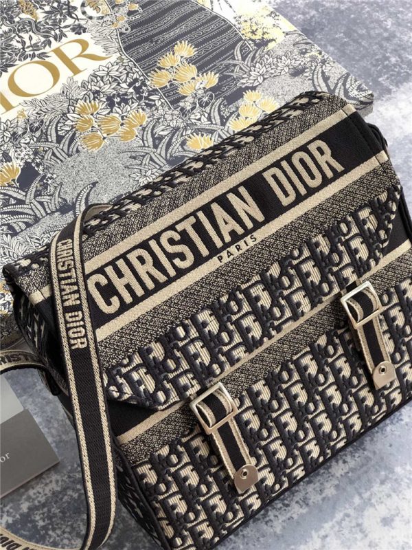 dior diorcamp messenger bag blue - Image 3