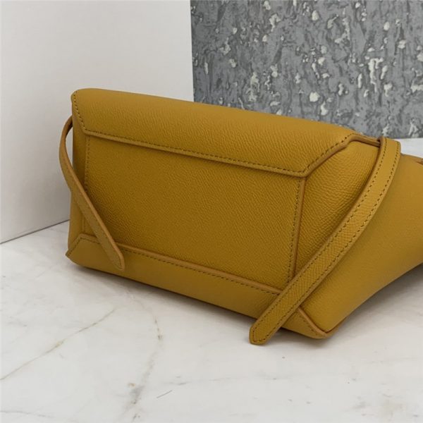 celine belt nano bag yellow - Image 3