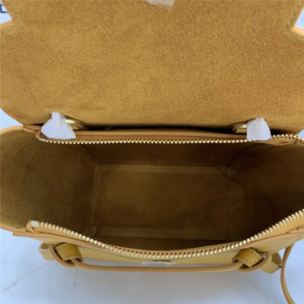 celine belt nano bag yellow - Image 6