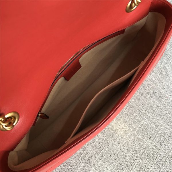 gg marmont large shoulder bag red - Image 5