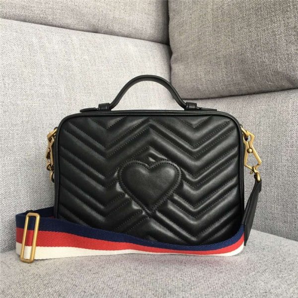 gucci gg marmont bag black - Image 2