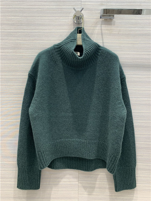 celine turtleneck cashmere sweater