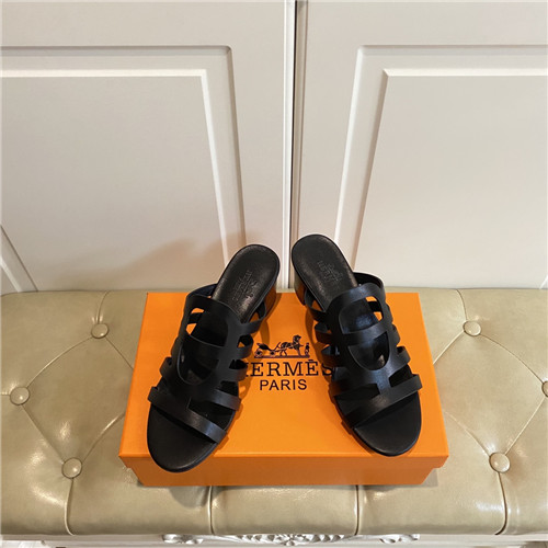 hermes block heel sandals