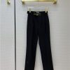 celine black trousers