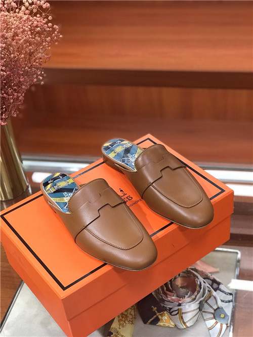 hermes loafers slippers