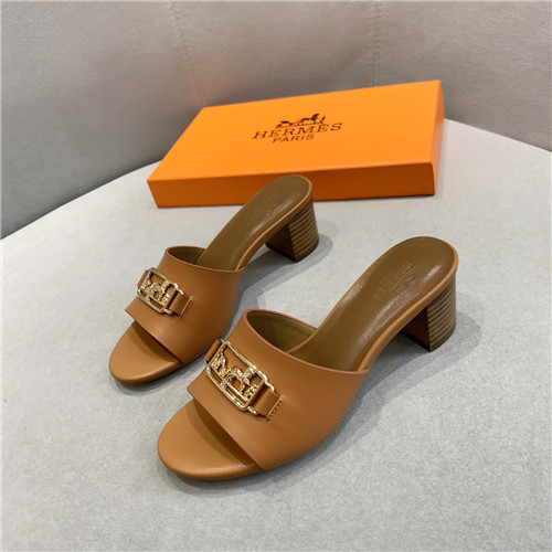 hermes lady slippers