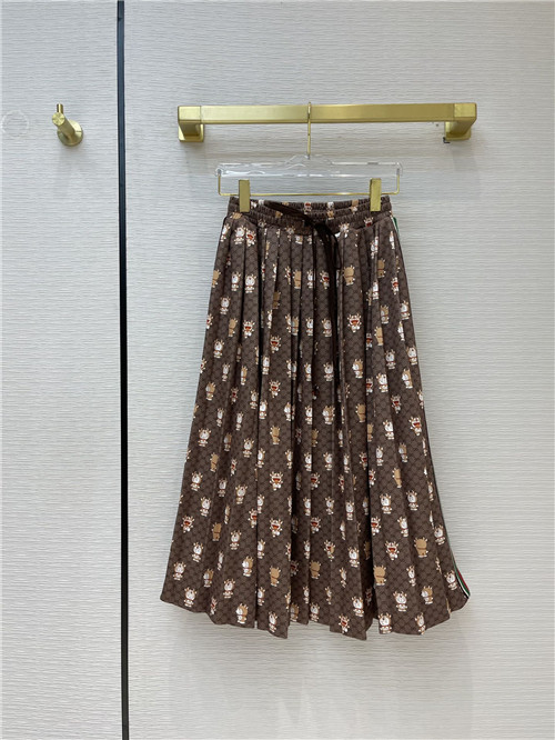 gucci print skirt