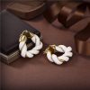 bottega veneta bv triangle earrings