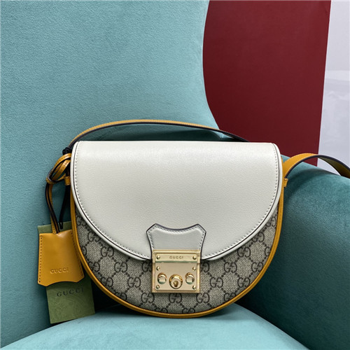 gucci padlock saddle bag