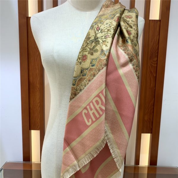 Dior Patchwork Rosiers square scarf - Image 7