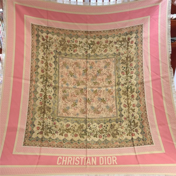 Dior Patchwork Rosiers square scarf - Image 8