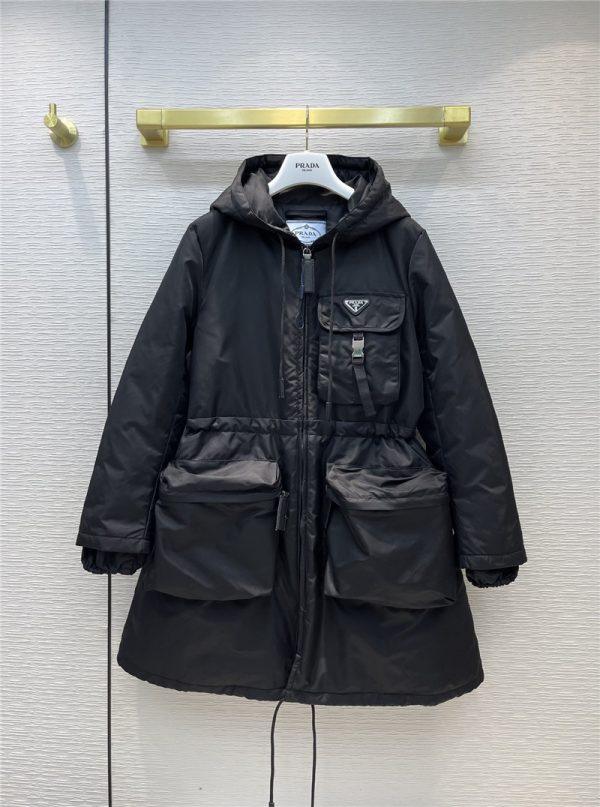 Prada hooded down jacket