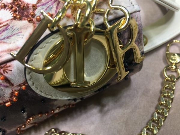 mini lady dior embroidered bag - Image 5