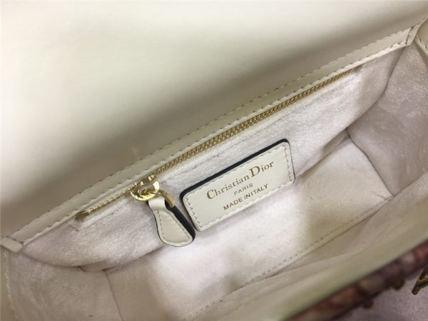 mini lady dior embroidered bag - Image 7