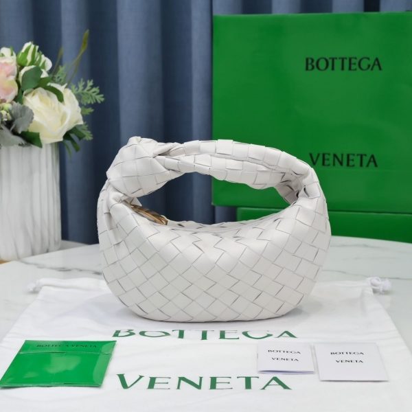 Bottega Veneta Teen Jodie Bag White