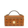 MCM Rockstar Vanity Case in Visetos Original Cognac Brown Crossbody Bags MYZ8AVI01CO001