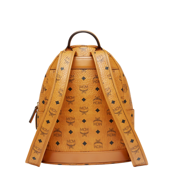 MCM Trilogie Stark Backpacks in Visetos Cognac MMK8AVE83CO001 - Image 4