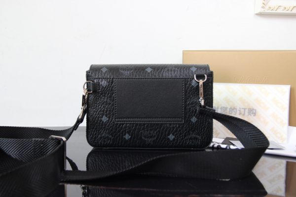 Mcm Millie Crossbody Bag Black - Image 3