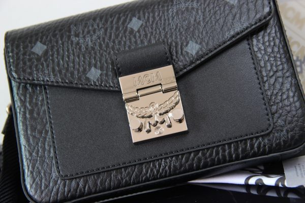 Mcm Millie Crossbody Bag Black - Image 5