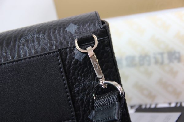 Mcm Millie Crossbody Bag Black - Image 6