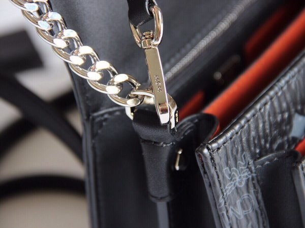 Mcm Mini Organ Bag Black - Image 8