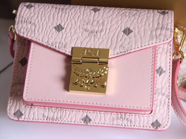 Mcm Mini Organ Bag Pink - Image 7