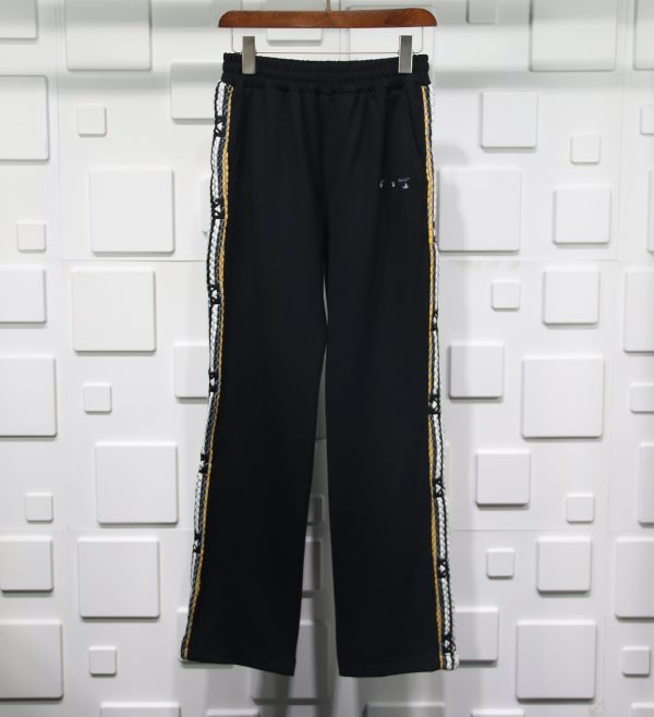 WOOL WEBBING EMBROIDERED ARROW PANTS REPLICA