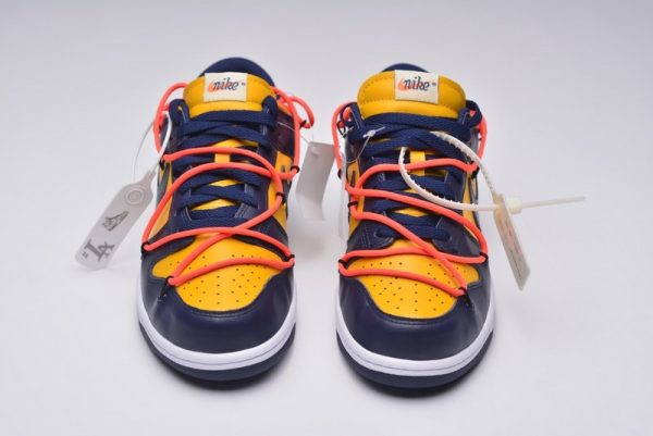 OFF-WHITE™  DUNK LOW “UNIVERSITY GOLD” REPLICA - Image 6