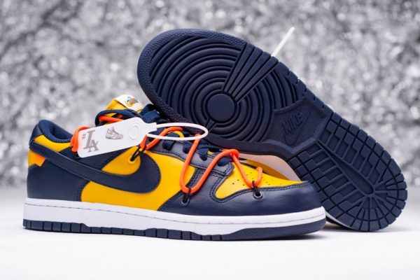OFF-WHITE™  DUNK LOW “UNIVERSITY GOLD” REPLICA - Image 3
