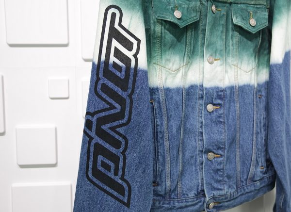 OFF-WHITE  DIP-DYE DENIM JACKET REPLICA - Image 6