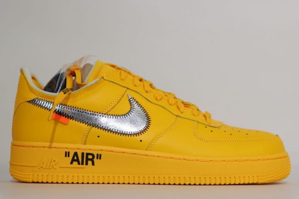 Off-White x Nk Air Force 1 “University Gold” Replica