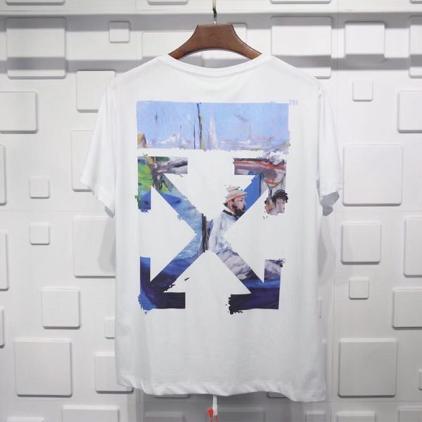 OFF-WHITE OIL PAINTING TEE REPLICA