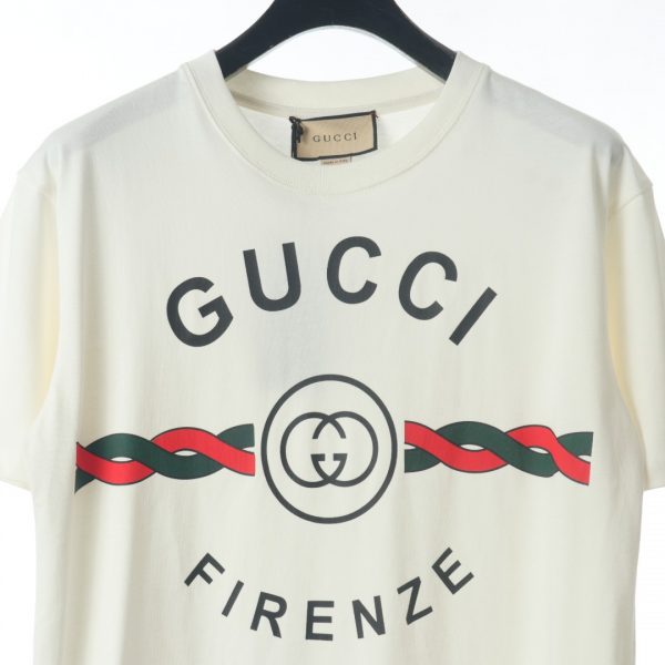 GUCCI twist belt short-sleeved T-shirt - Image 3