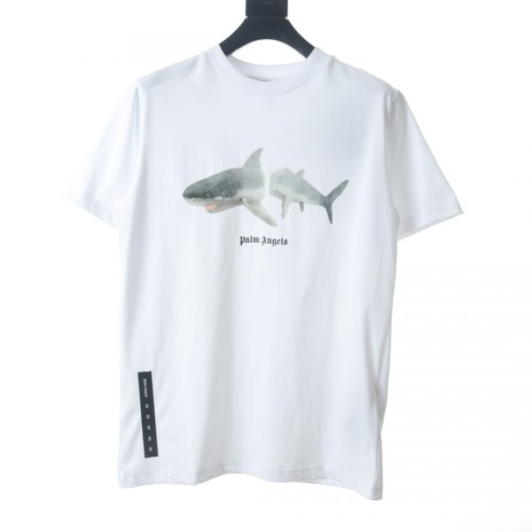Palm Angels severed shark print short-sleeved T-shirt