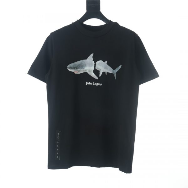 Palm Angels severed shark print short-sleeved T-shirt
