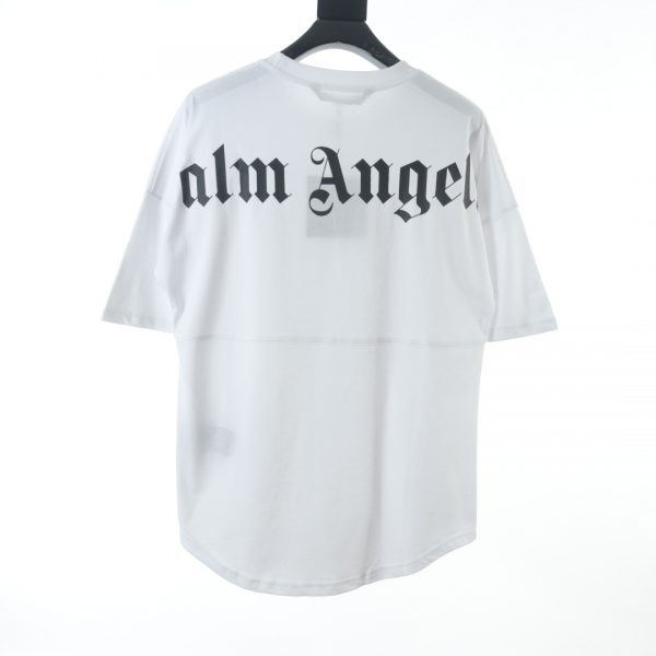 Palm Angels Letter Back Short Sleeve T-Shirt - Image 9