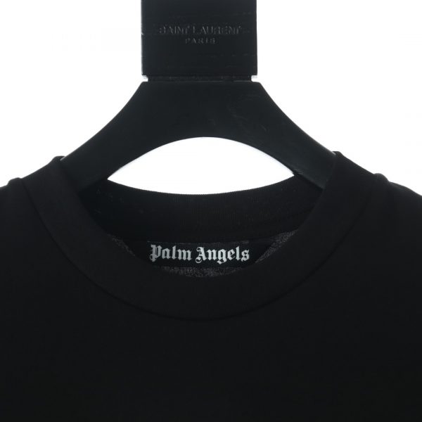 PALM ANGELS summer new leopard print broken head bear print short-sleeved T-shirt - Image 2