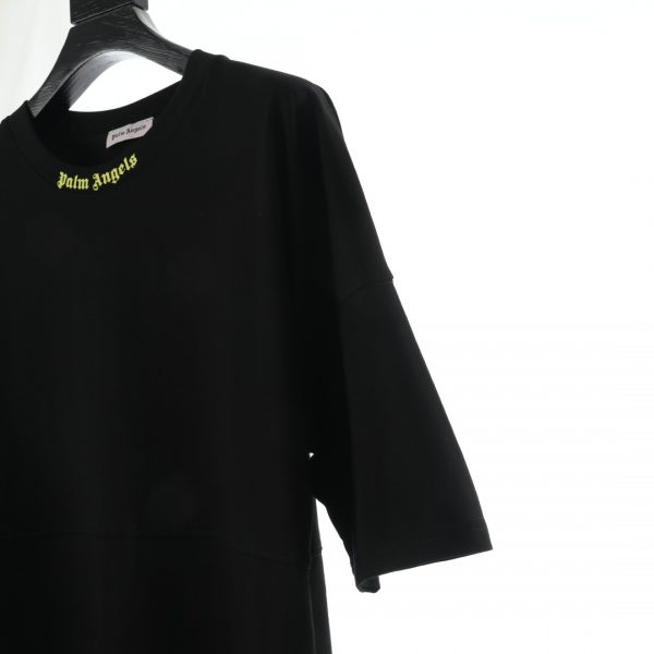 Palm Angels19ss Basic Letter Logo Bat Short Sleeve T-Shirt - Image 5